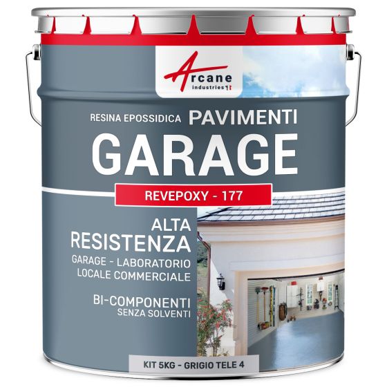 REVEPOXY -1 77 5 kg (fino a 16 m² in 2 strati) Grigio tele 4 - RAL 7047