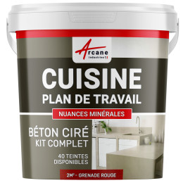 1-Main-BETON CIRE CUISINE - Kit Complet - 2m2 - grenade rouge