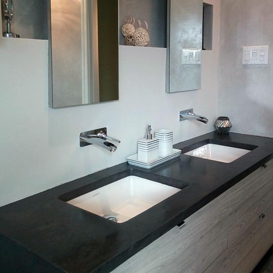 KIT BETON CIRE PLAN DE TRAVAIL ET CUISINE - Kit Béton ciré pour plan de travail, crédence, sols et murs cuisine