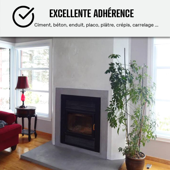 Gewaxt Beton Kit voor Schoorstenen