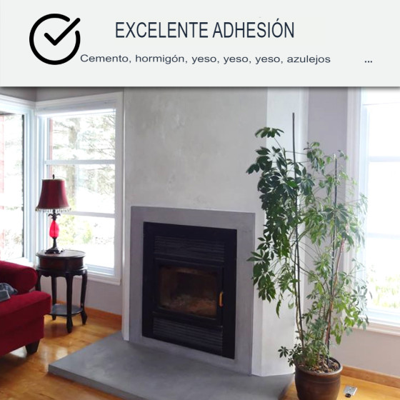 Beton cire Kit voor Schoorstenen