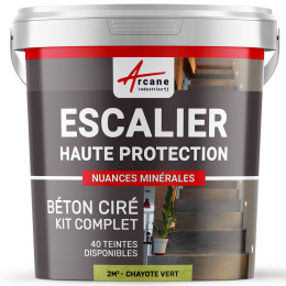 B‚ton Cir‚ Escalier - Kit Complet-kit2m2-Chayote-Vert-Aspect / Couleur
