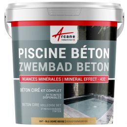Beton cire Kit voor Betonnen Zwembaden - Waterdichte Coating met Hoge Weerstand voor ZWEMBADEN