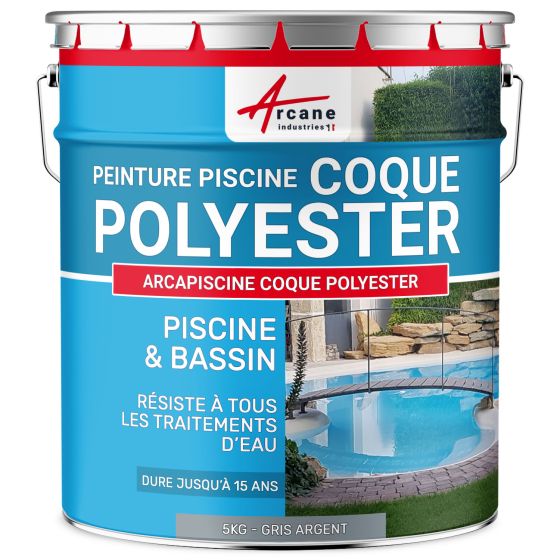 Peinture piscine polyuréthane pour coques polyester- Aspect / Couleur