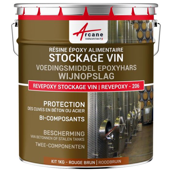 Voedingsgeschikte epoxyverf voor betonnen, stalen wijnvaten - REVEPOXY WIJN OPSLAG