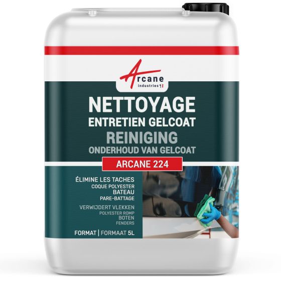 REINIGING EN ONDERHOUD VAN GELCOAT - Reiniger voor Polyester Rompen, Gelcoat Dekken, Stootwillen, Onderhoud van Boten