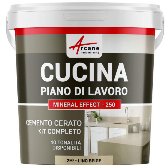 Cemento Cerato Cucina 2 m²  Lino Beige