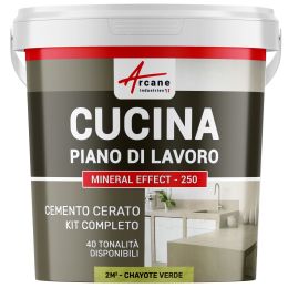 Cemento Cerato Verde Cucina: Piano di Lavoro, Paraschizzi