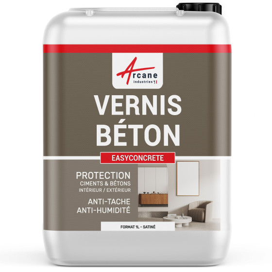 Vernis pour béton intérieur, extérieur : EASYCONCRETE Couleur / Aspect Vernis pour béton intérieur, extérieur : EASYCONCRETE Couleur / Aspect
