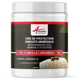 BIJENWASCIRE VOOR BESCHERMING VAN MINERALE PLEISTERS - Bijenwascire voor bescherming en onderhoud van minerale pleisters