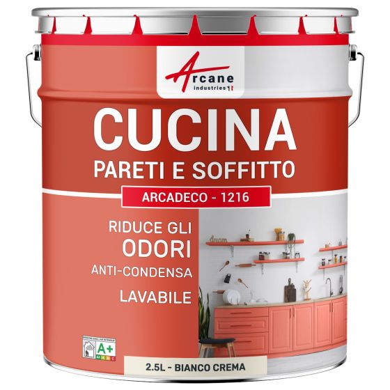 Pittura lavabile per cucina, pareti e soffitto : ARCADECO - 1216