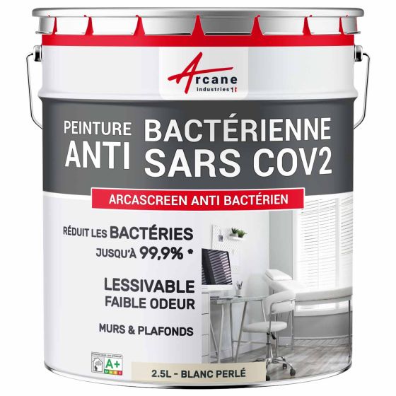 Peinture anti bactérienne, mur et plafond : Arcascreen Anti Bactérien Couleur / Aspect Peinture anti bactérienne, mur et plafond : Arcascreen Anti Bactérien Couleur / Aspect