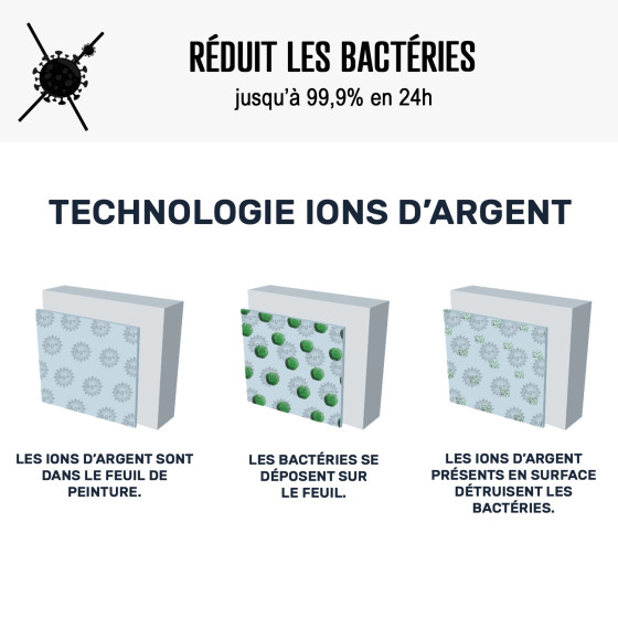 Peinture anti bactérienne, mur et plafond : Arcascreen Anti Bactérien