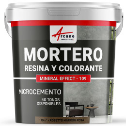 Kit de Concreto Pulido 'El Básico': Mortero + Resina + Colorante - NUANCES MINERALES10 m² (para 2 capas)