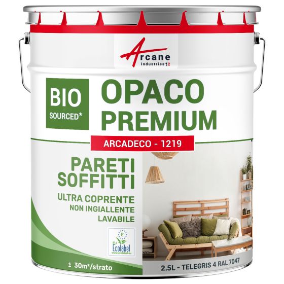Vernice opaca per pareti e soffitti: ARCADECO BIOSOURCE OPACO