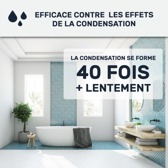 Peinture salle de bains mur et plafond : Arcadéco Salle de Bain
