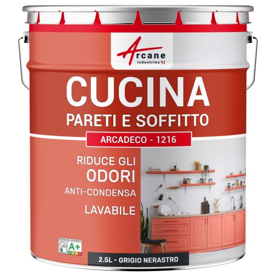 Pittura lavabile per cucina, pareti e soffitto : ARCADECO - 1216