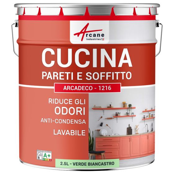 Pittura lavabile per cucina, pareti e soffitto : ARCADECO - 1216