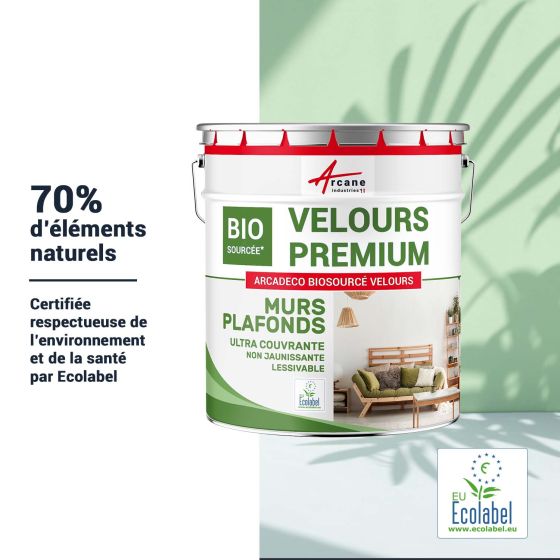 Peinture mate mur et plafond : Arcadéco Biosourcée