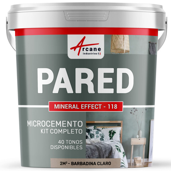 KIT DE HORMIGÓN PULIDO PARA PAREDES2 m² - Acabado mate