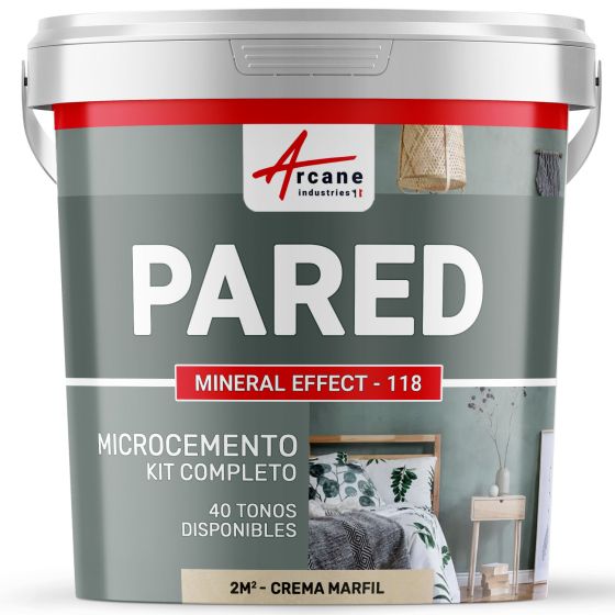 KIT DE HORMIGÓN PULIDO PARA PAREDES2 m² - Acabado mate