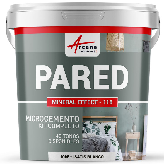 KIT DE HORMIGÓN PULIDO PARA PAREDES10 m² - Acabado mate