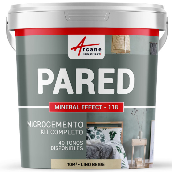 KIT DE HORMIGÓN PULIDO PARA PAREDES10 m² - Acabado mate