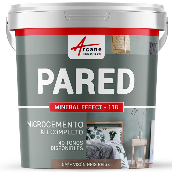 KIT DE HORMIGÓN PULIDO PARA PAREDES5 m² - Satinado