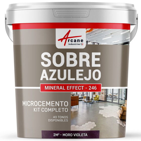KIT DE HORMIGÓN PULIDO PARA AZULEJOS2 m² (en 2 capas)