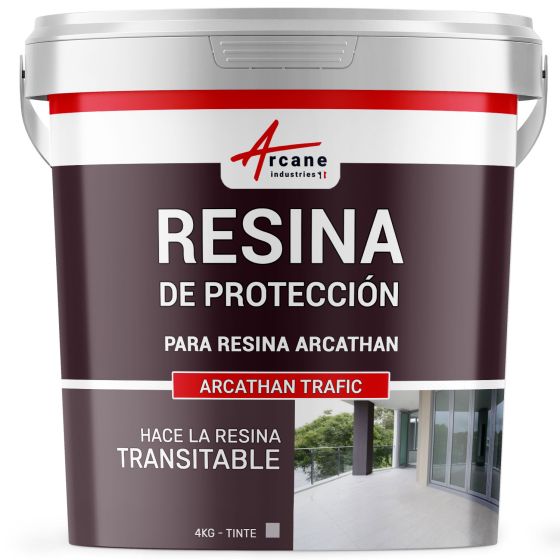 Resina de acabado transitable de poliuretano para techo plano y terraza: ARCATHAN TRÁFICO