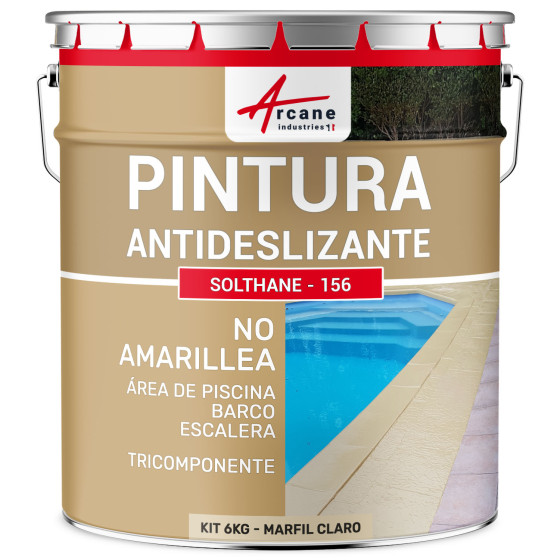 Pintura Antideslizante Suelos Exteriores e Interiores - RESINA SOLTHANE RD6 Kg