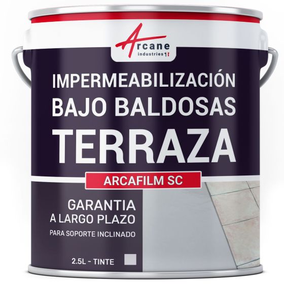 Resina impermeabilizante bajo baldosas para balcones y terrazas inclinadas: ARCAFILM SC