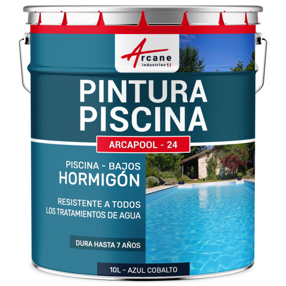 Pintura para Piscina de Hormigón  ARCAPOOL Azul Cobalto  RAL 5013   10 L