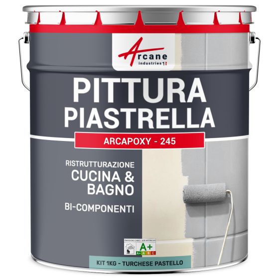 PITTURA PER PIATRELLA CUCINA E BAGNO : ARCAPOXY - 245 PITTURA PER PIATRELLA CUCINA E BAGNO : ARCAPOXY - 245