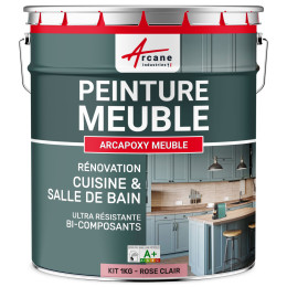 Résine PEINTURE MEUBLE-Kit1Kg-Ral-3015-Rose-Clair-Aspect / Couleur