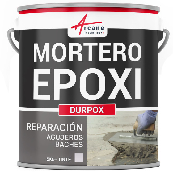 Mortero epoxi de reparación para agujeros y baches DURPOX 5 kg