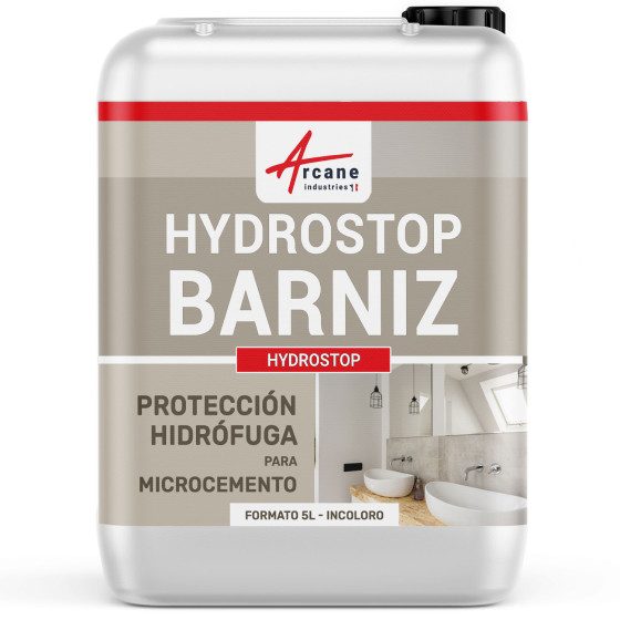 Barniz para Hormigón Pulido - protección hidrófuga y oleófuga HYDROSTOP 5 L