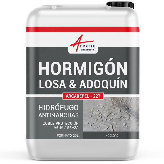 Hidrófugo impermeabilizante para concreto en terrazas - adoquines y losas porosas IMPERTERRASSE BETÓN 20 L (hasta 100 m²)