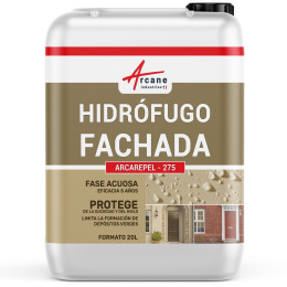 Hidrófugo para Impermeabilización de Fachadas en Piedra - Ladrillos Porosos - Revestimientos y Estucos 20 L (hasta 100 m²)