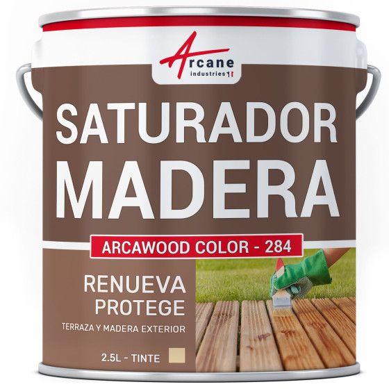 Saturador para terraza de madera natural ARCABOIS SB 2.5 L (hasta 12.5 m²) Natural Ino