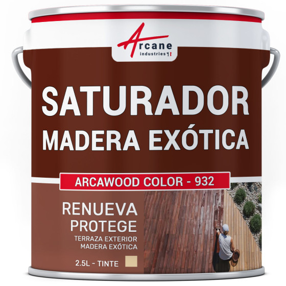 Saturador para Madera Exótica ARCABOIS SB EXÓTICO 2.5 L (hasta 12.5 m²) Natural Ino