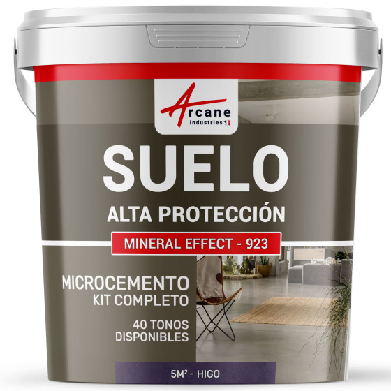 KIT DE MICROCEMENTO PARA SUELOS DE ALTA PROTECCIÓN - Higo - 5 m² (en 2 capas)