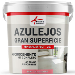 copy of KIT DE MICROCEMENTO PARA AZULEJOS EN GRAN SUPERFICIE - Pitahaya Rosa - 120 m² (en 2 capas)