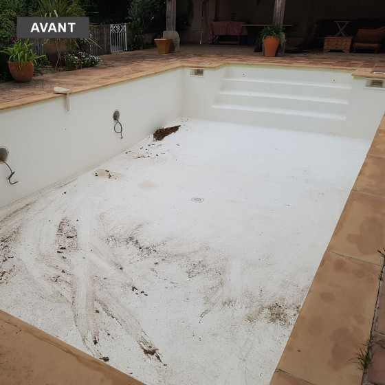 Peinture piscine béton  - ARCAPISCINE