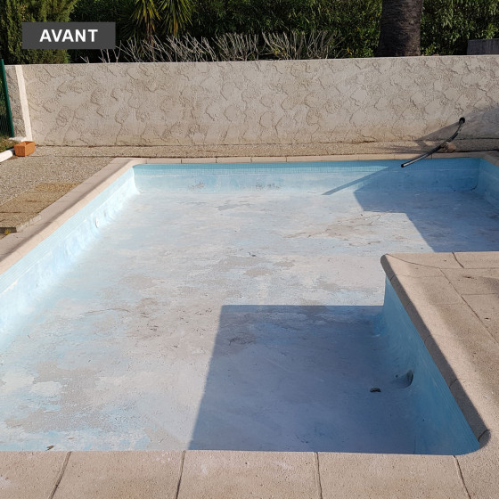 Peinture piscine béton  - ARCAPISCINE