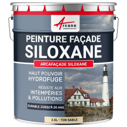 Peinture façade beige siloxane - ARCAFAÇADE Siloxane | Maison Etanche