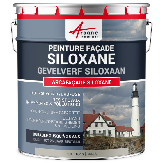 Siloxaanverf - ARCAFAÇADE SILOXAAN - 10 L (+ of - 60 m² in 1 laag)