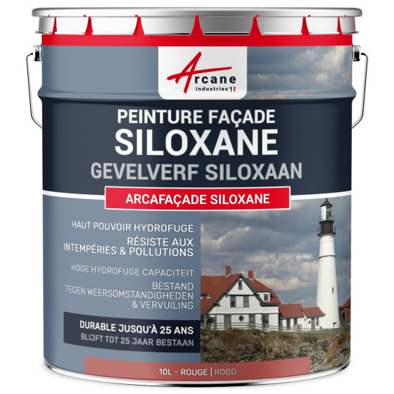 Siloxaanverf - ARCAFAÇADE SILOXAAN - 10 L (+ of - 60 m² in 1 laag)