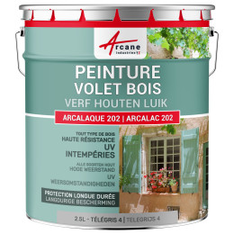 Blauwe luikverf voor hout buiten