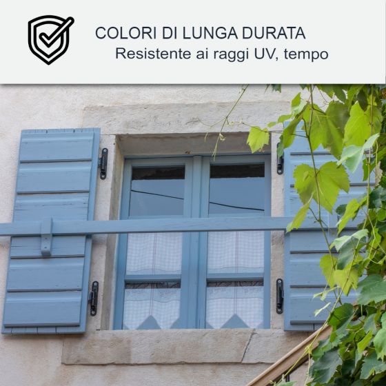 Vernice per Persiane in Legno: ARCALAC 202 0.5 L Grigio Antracite - RAL 7016